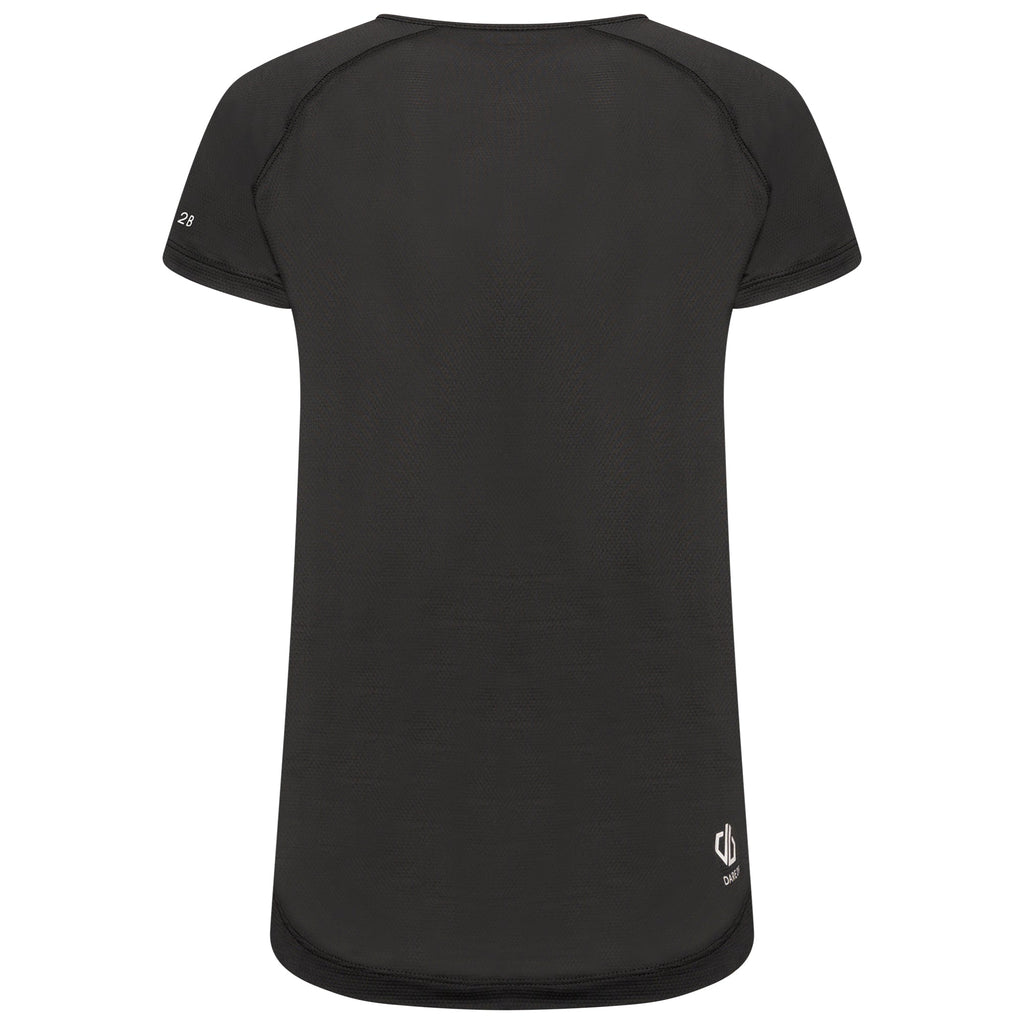 Corral Tee - Damen T-Shirt | mit reflektierenden Prints - Schwarz Black/Black Bild 3