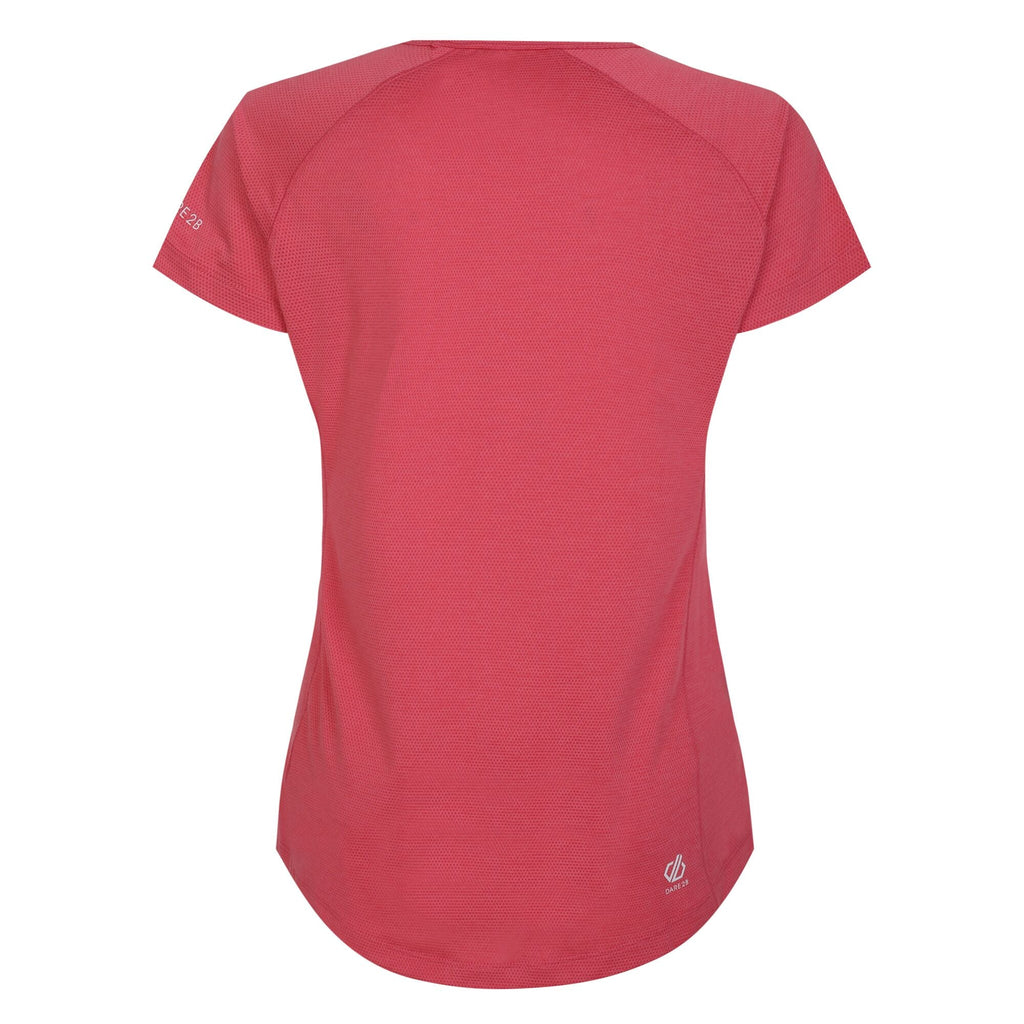 Corral Tee - Damen T-Shirt | mit reflektierenden Prints - Rosa Sorbet Pink Marl Bild 2