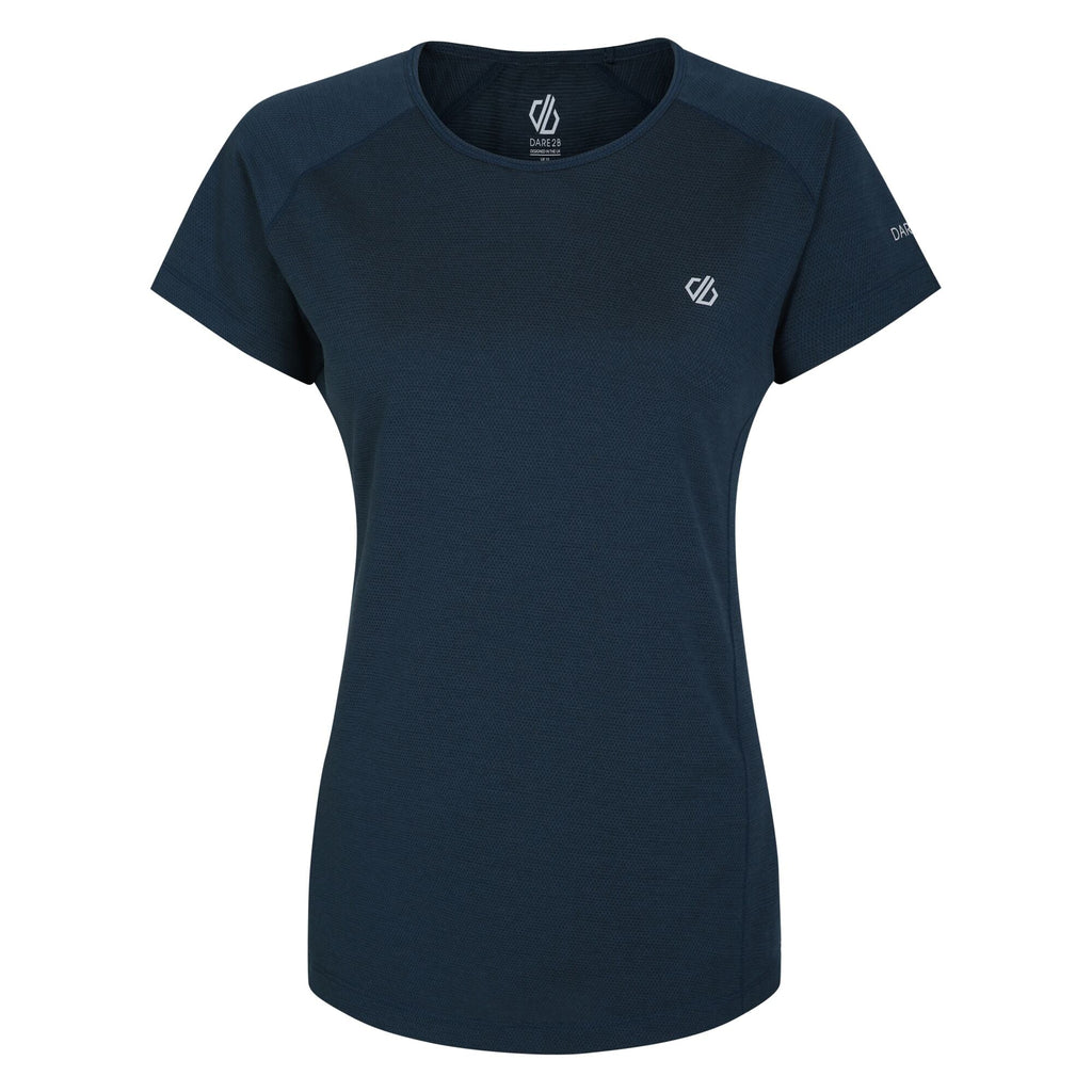 Corral Tee - Damen T-Shirt | mit reflektierenden Prints - Dunkelblau MoonLtDnmMrl Bild 1
