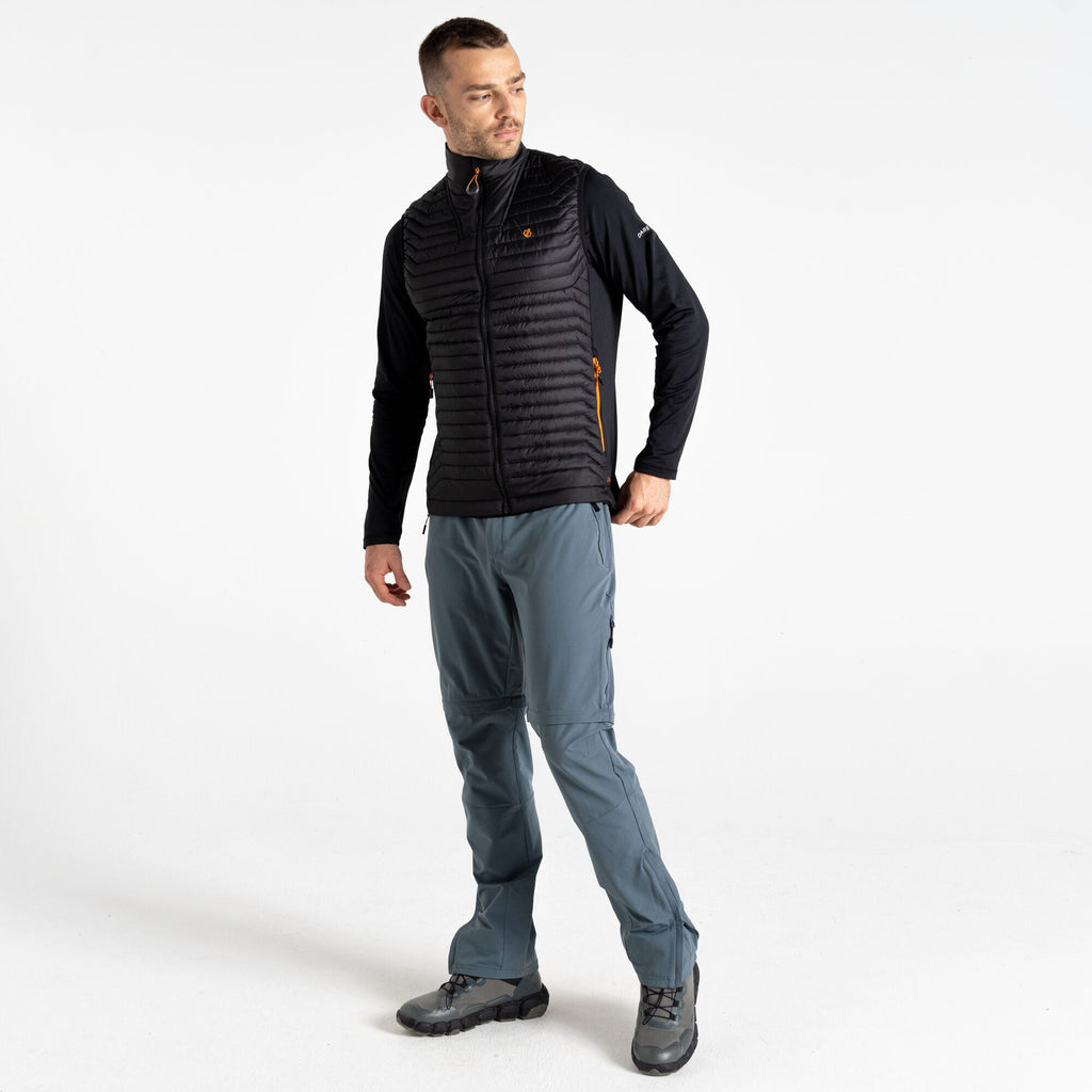 Descending II Gilet - Herren Gilet | hoher, anliegender Kragen -  Schwarz Black Bild 1