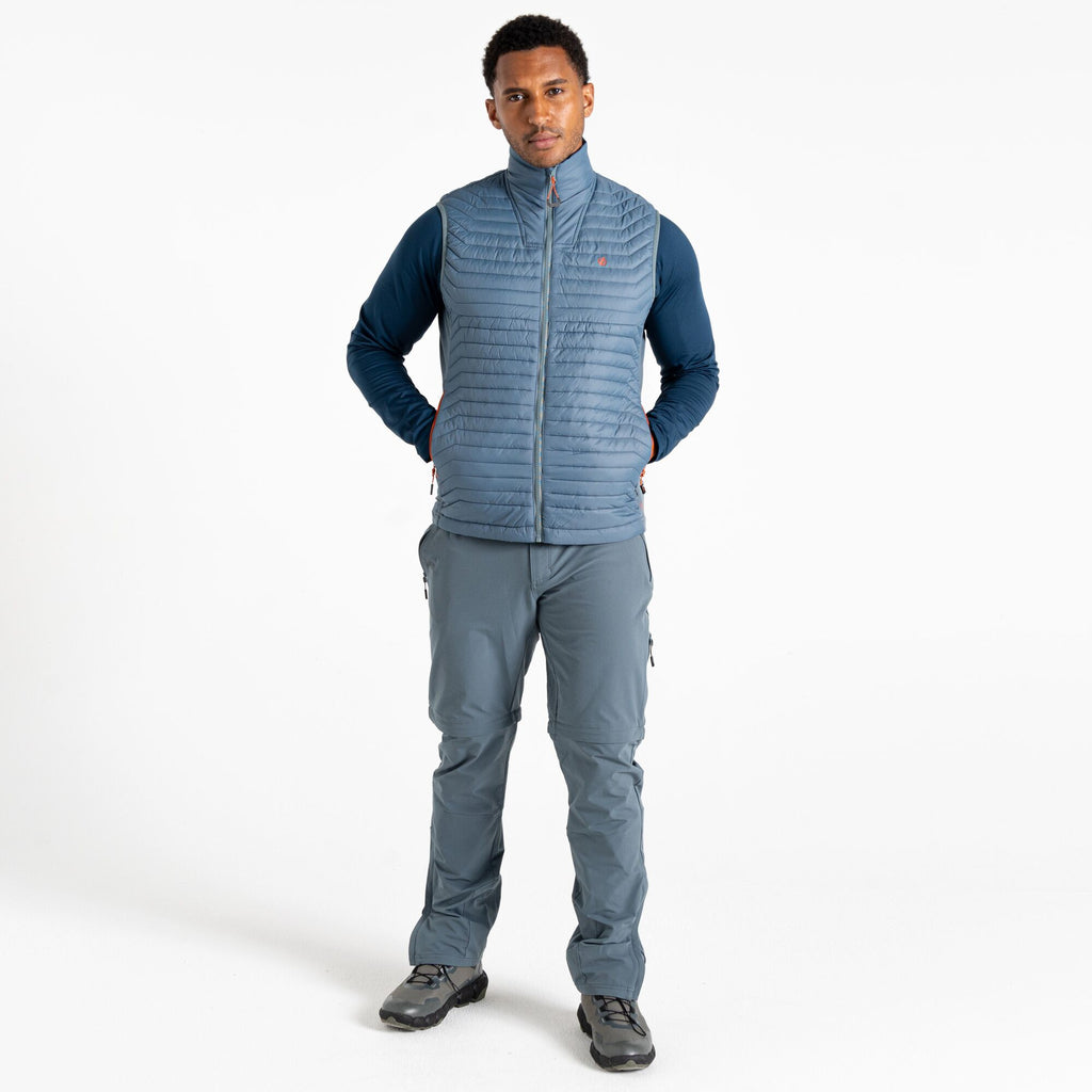 Descending II Gilet - Herren Gilet | hoher, anliegender Kragen -  Blau StormyWeathr Bild 1