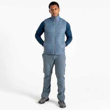 Descending II Gilet - Herren Gilet | hoher, anliegender Kragen -  Blau StormyWeathr Bild 1