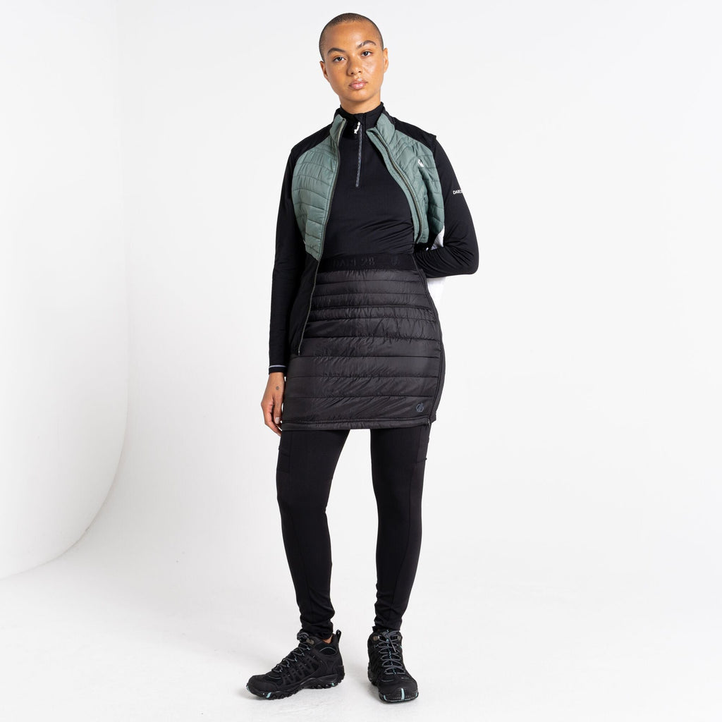 Deter Skirt - Damen Rock | mit druchgehendem Reißverschluss  - Schwarz Black Bild 1