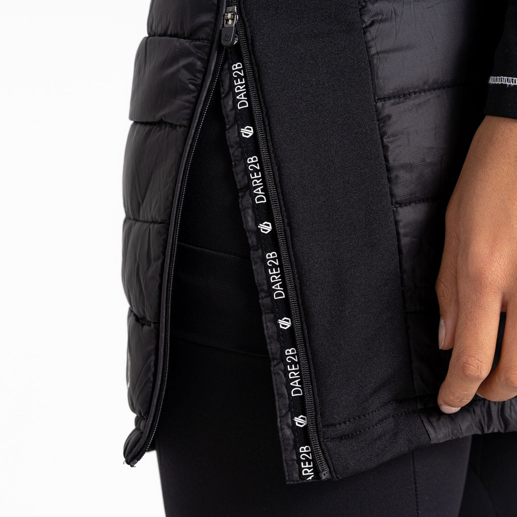 Deter Skirt - Damen Rock | mit druchgehendem Reißverschluss  - Schwarz Black Bild 6