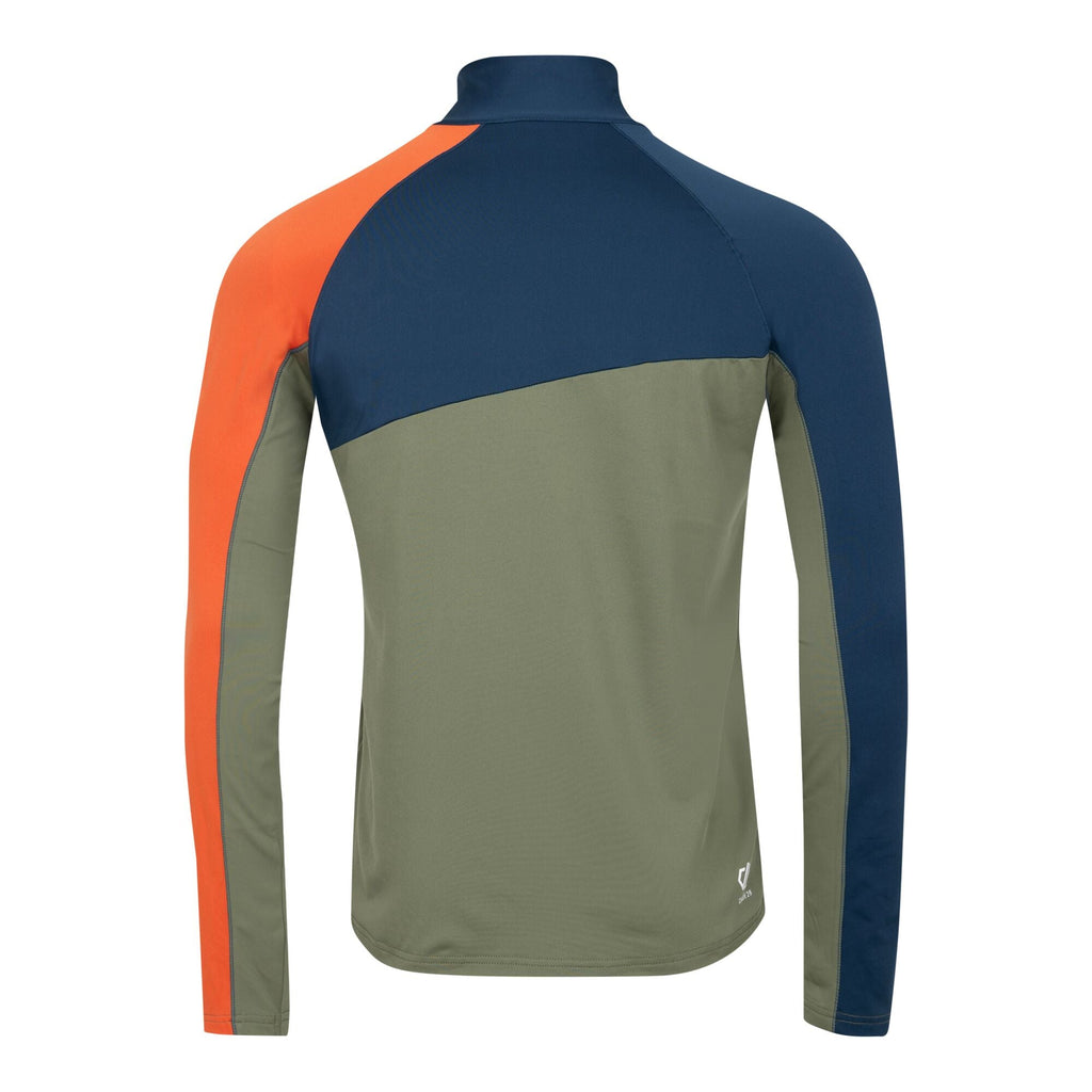 Dignify III CoreSt - Herren Midlayer | komfortabler anliegender Kragen - Blau-Grün Moonlight Denim/Olivine Green Bild 4