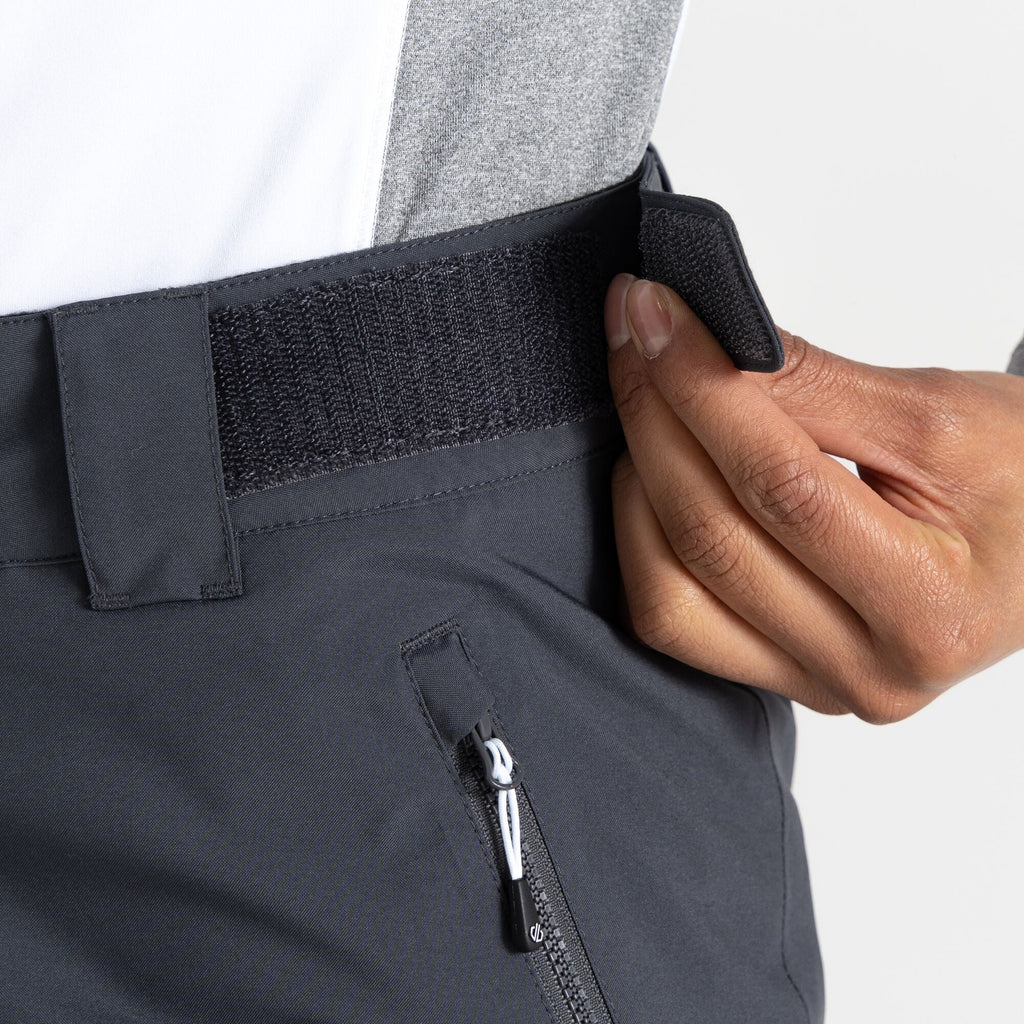 Diminish Pant - Damen Skihose - reguläre Beinlänge | anpassbare, hoch geschnittene Taille - Grau ÉbonyGrey Bild 4