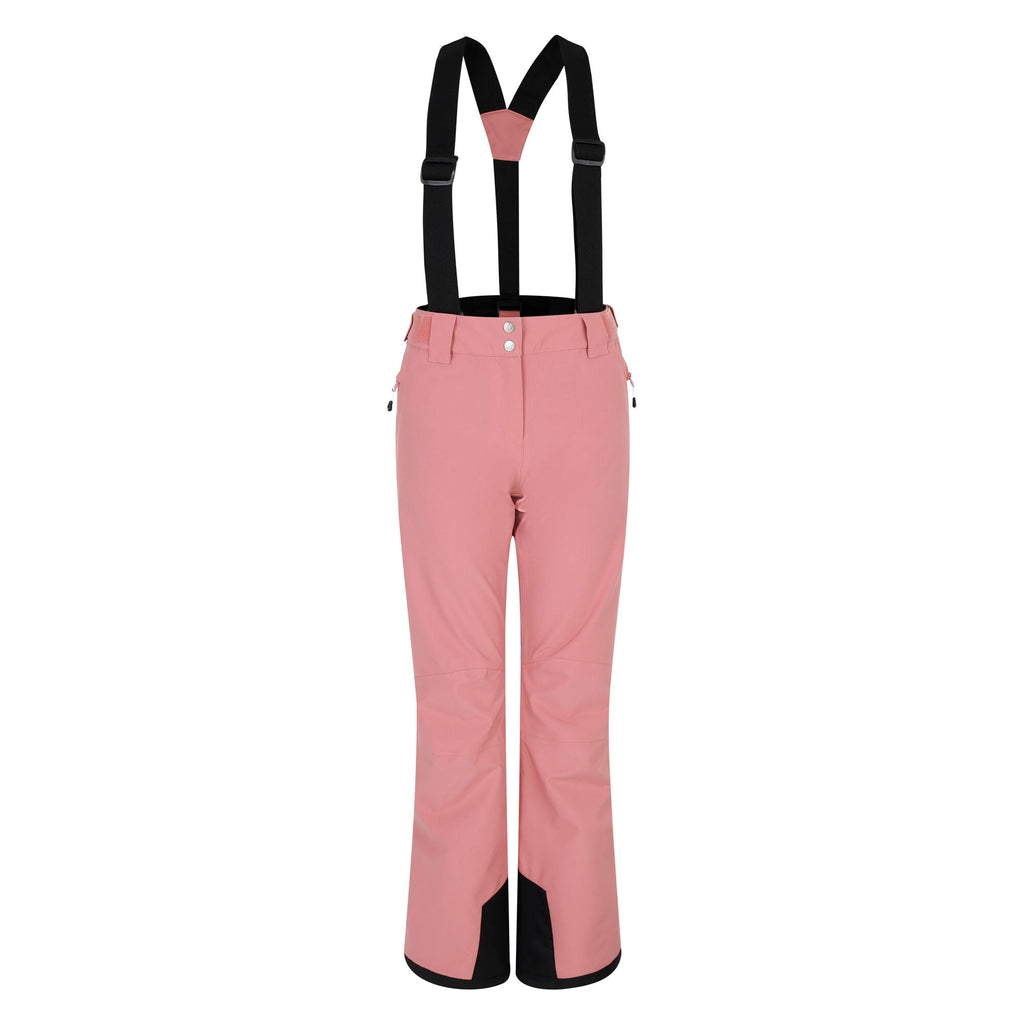 Diminish Pant - Damen Skihose - reguläre Beinlänge | anpassbare, hoch geschnittene Taille - Rosa Dusty Rose Bild 3