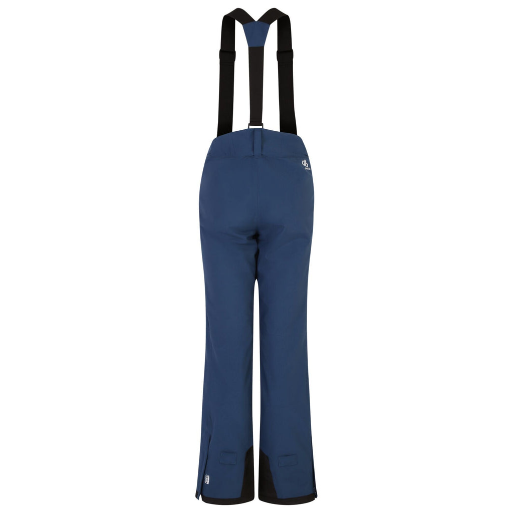 Diminish Pant - Damen Skihose - reguläre Beinlänge | anpassbare, hoch geschnittene Taille - Blau MoonLt Denim Bild 3