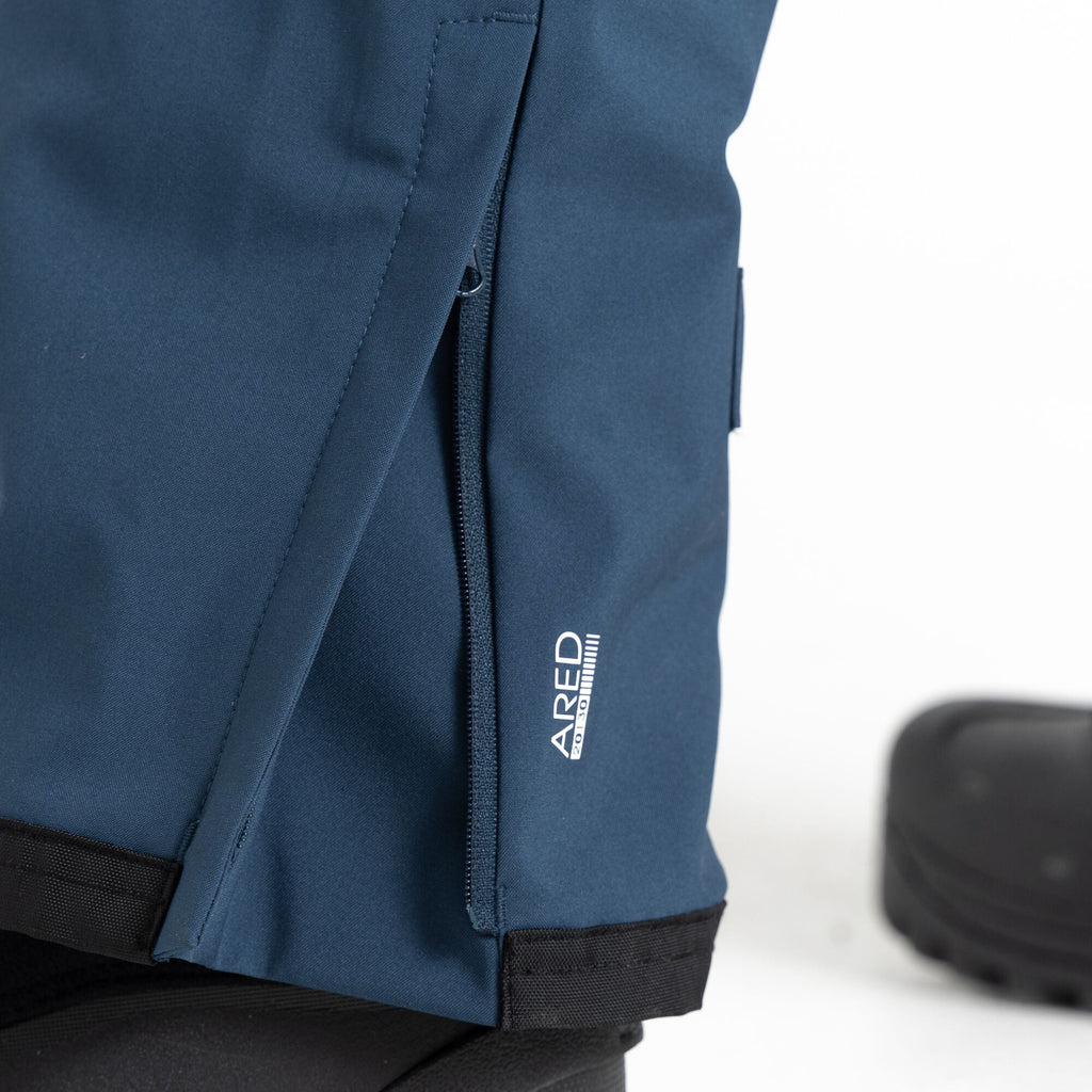 Diminish Pant - Damen Skihose - reguläre Beinlänge | anpassbare, hoch geschnittene Taille - Blau MoonLt Denim Bild 6