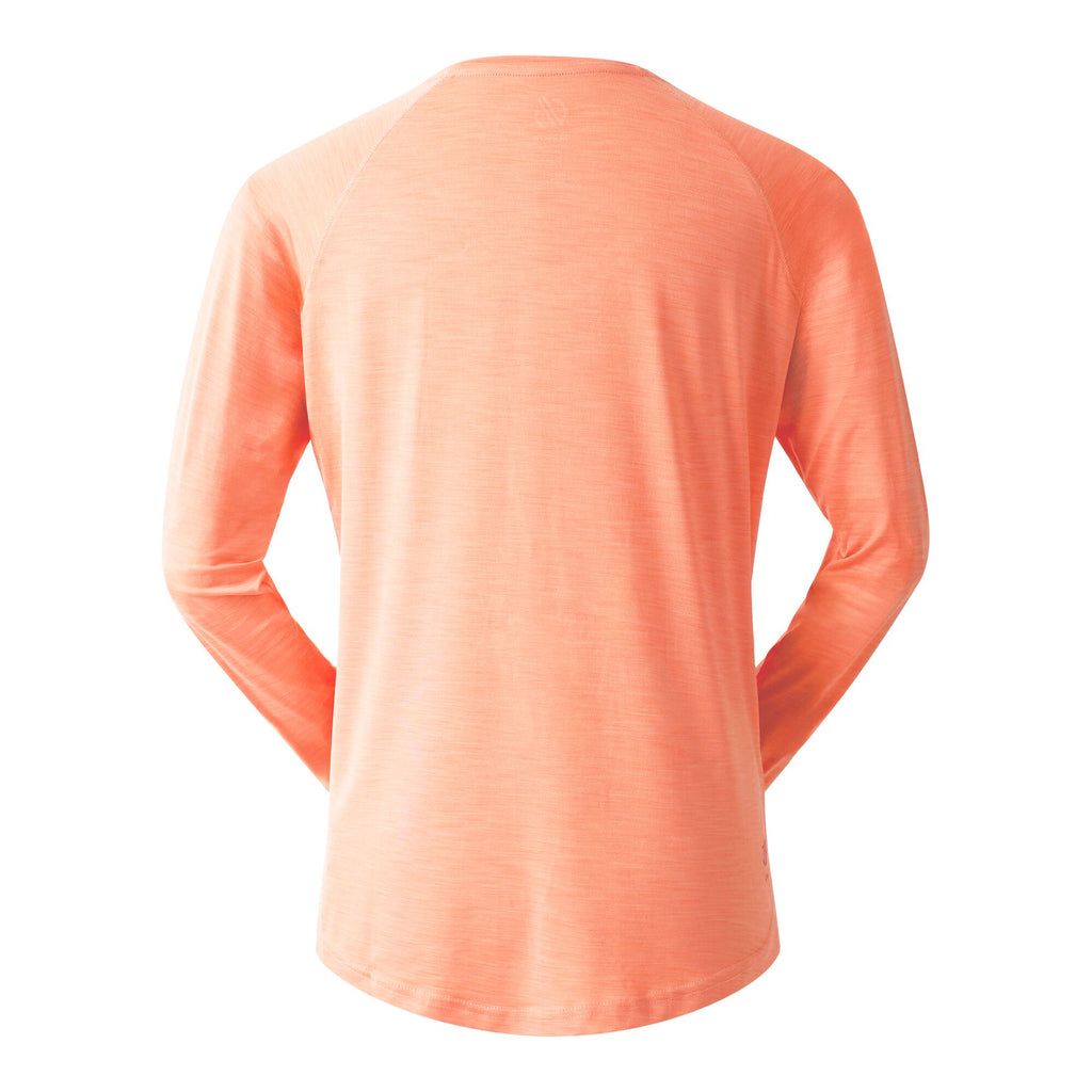 Discern Tee - Damen Langarmshirt | flexible Passform - Orange Shrimp Bild 4