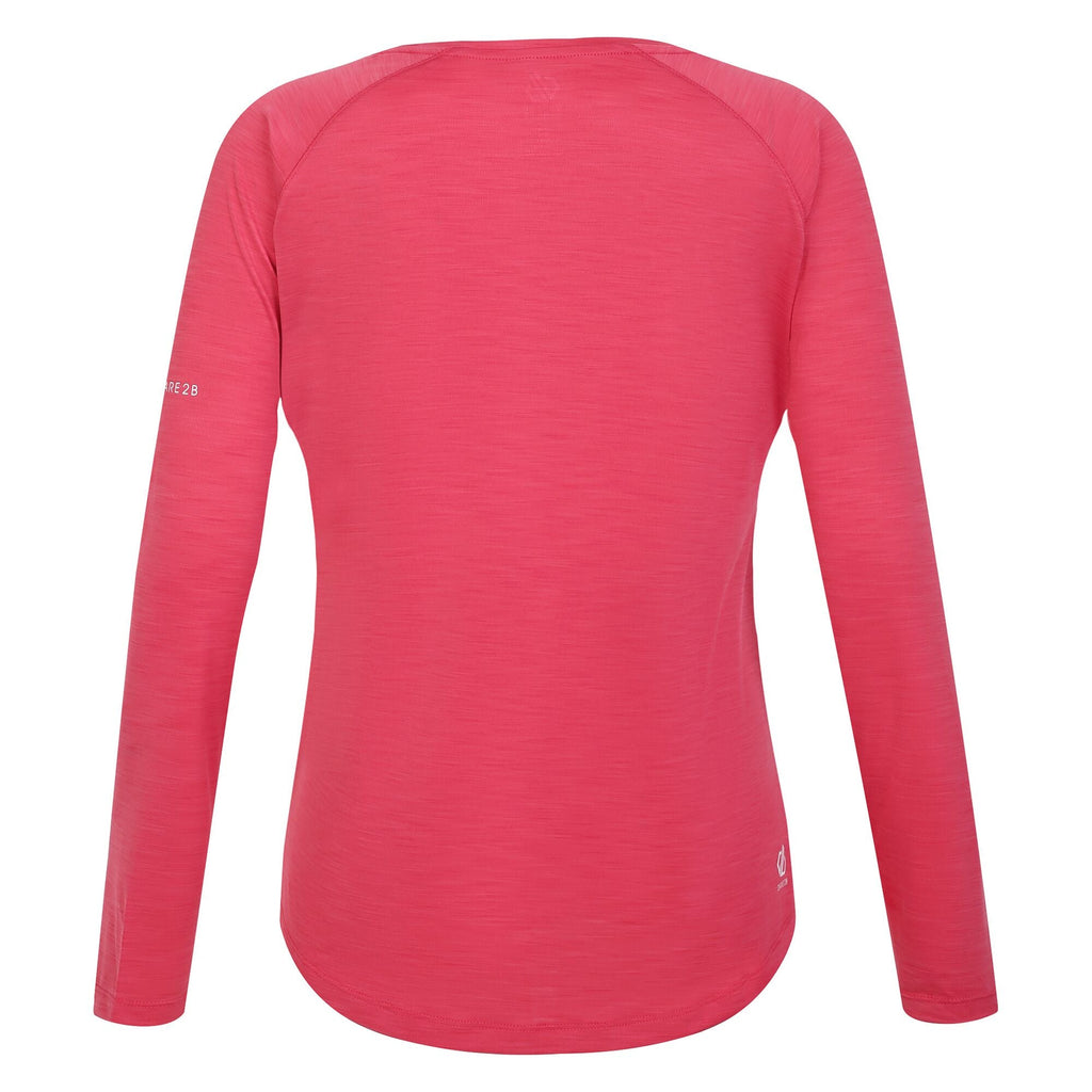 Discern Tee - Damen Langarmshirt | schnelltrocknend - Pink Sorbet Pink Bild 3