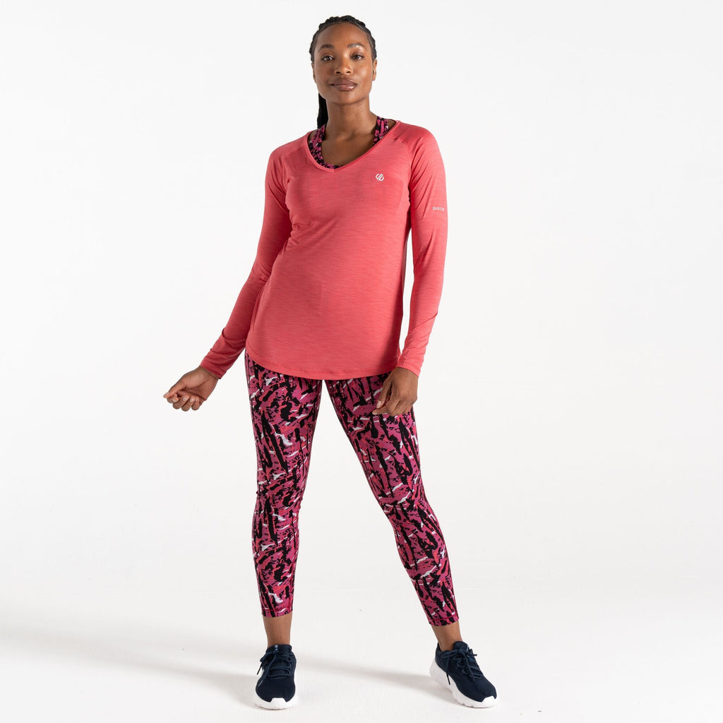 Discern Tee - Damen Langarmshirt | schnelltrocknend - Pink Sorbet Pink Bild 5