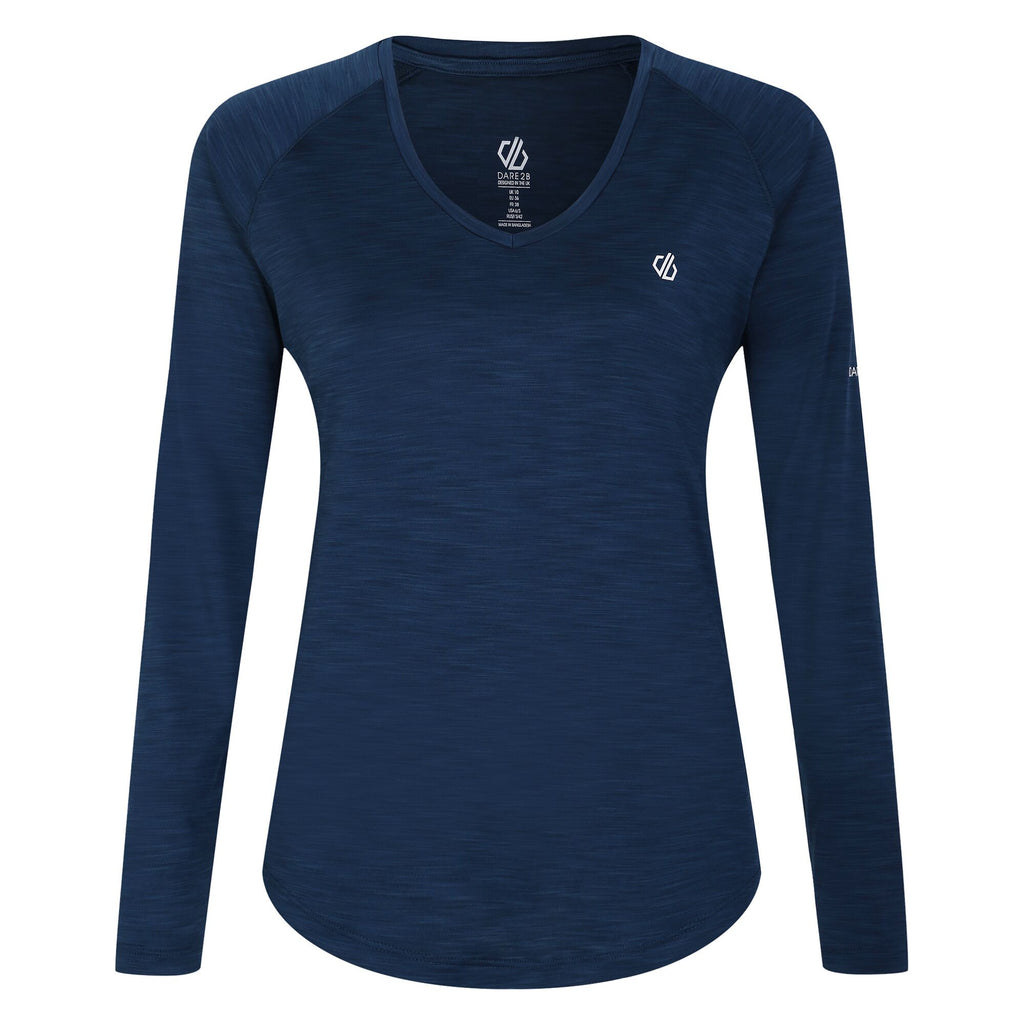 Discern Tee - Damen Langarmshirt | flexible Passform - Blau MoonLt Denim Bild 3