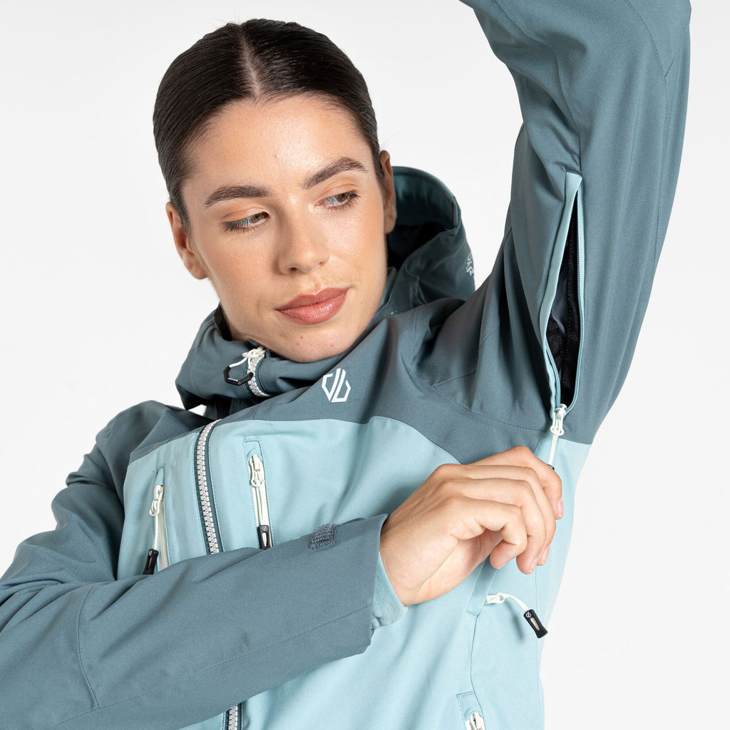 Diverging Jacket - Damen Jacke | wasserdicht - Grau-Blau ElemGry/Aqui Bild 5