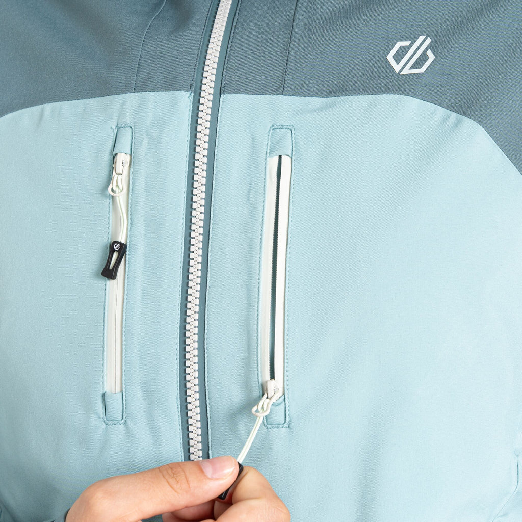 Diverging Jacket - Damen Jacke | wasserdicht - Grau-Blau ElemGry/Aqui Bild 8