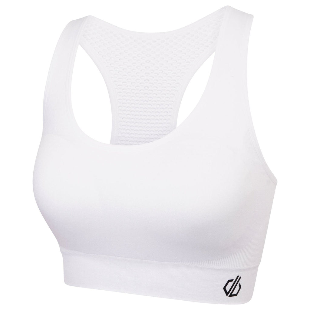 Dont Sweat It Bra - Sport BH | Mittlerer Halt mit herausnehmbaren Polstern - Weiß White/White Bild 2