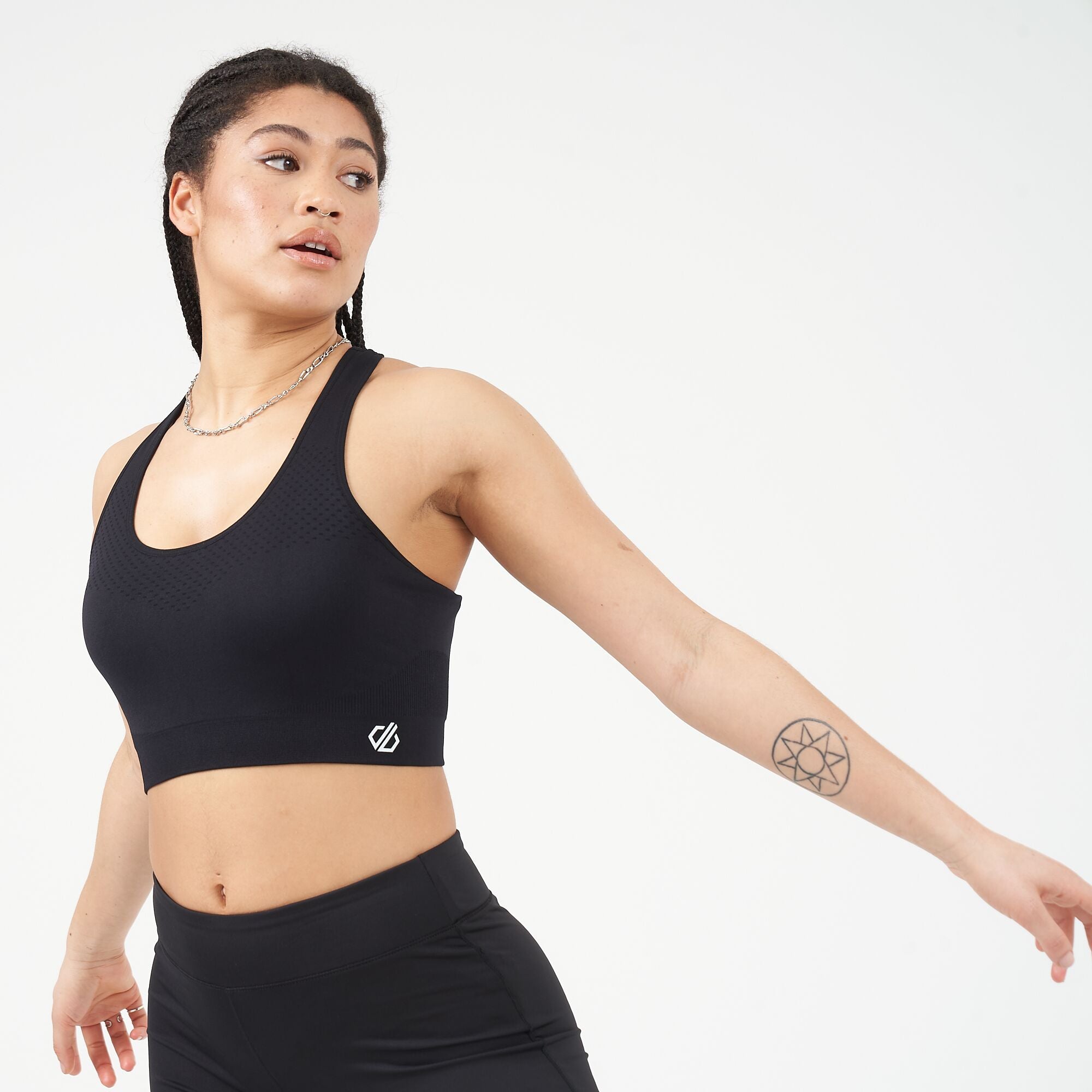 Dont Sweat It Bra - Sport BH | vorgeformte Cups mit herausnehmbaren Polstern - Schwarz