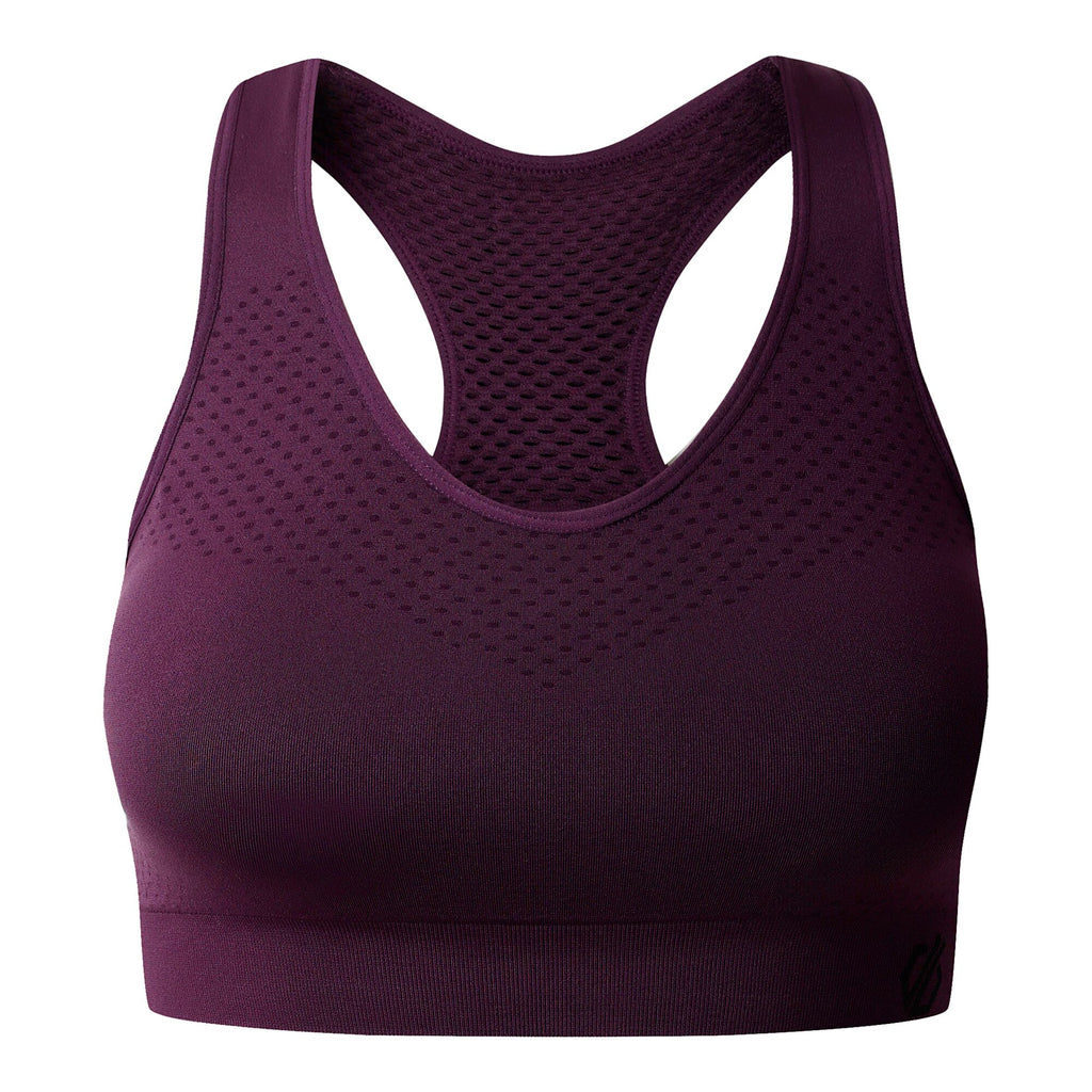 Dont Sweat It II Bra - Damen Sport BH | herausnehmbare Polster - Violett Deep Plum Bild 3