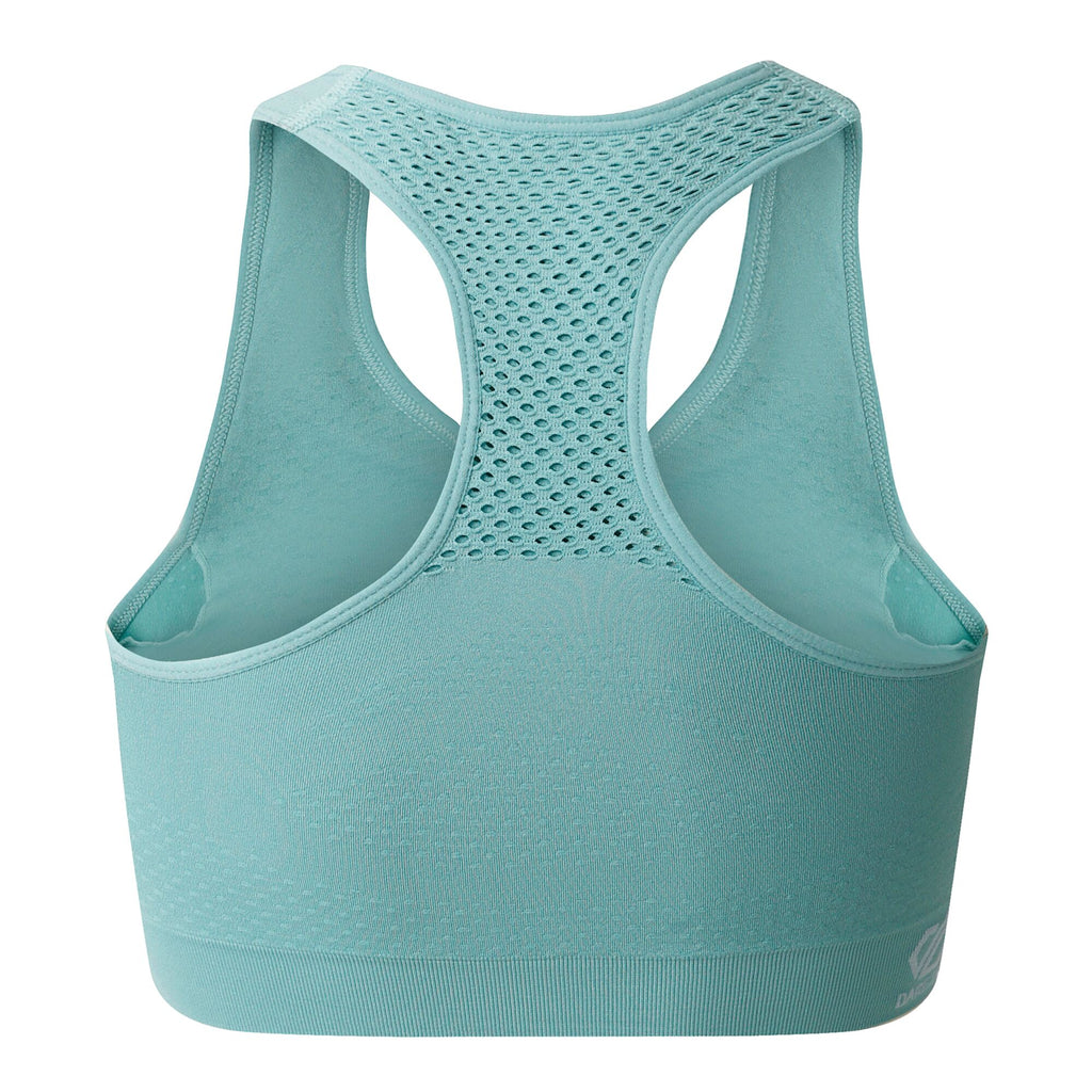 Dont Sweat It II Bra - Damen Sport BH | herausnehmbare Polster - Blau Aquifer Bild 4