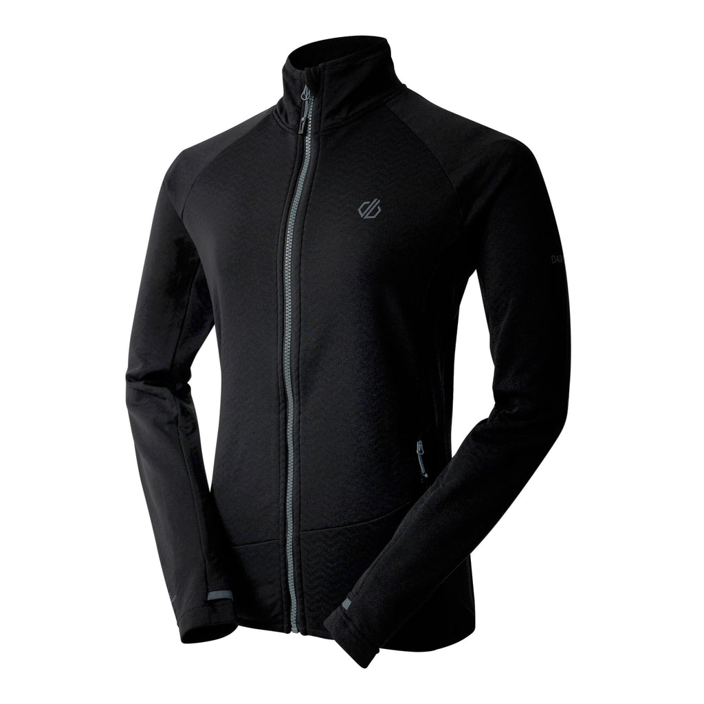 Emerging Core Stretch - Damen Midlayer | hoher anliegender Kragen - Schwarz Black Bild 3