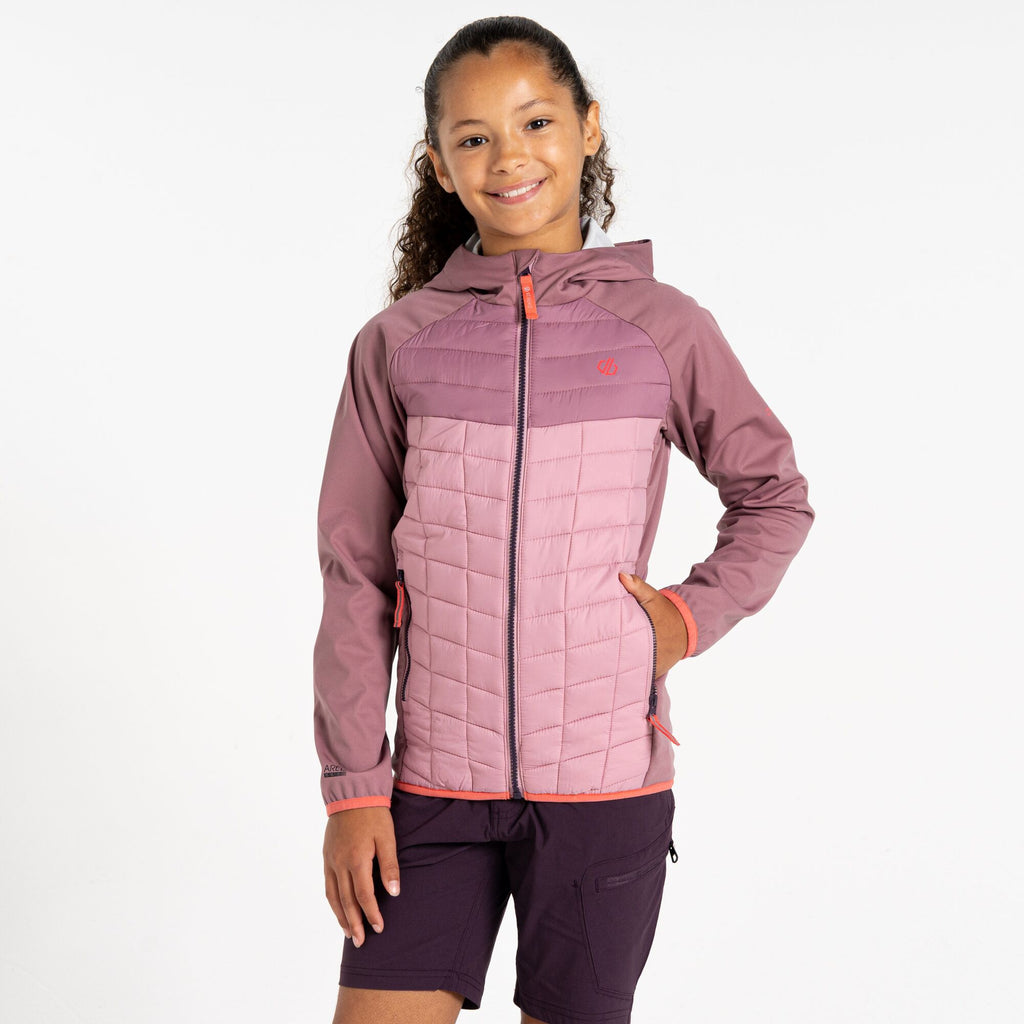 Explore II Hybrid - Kinder Jacke | fixierte Kapuze - Lila Mauve/Lilas Bild 1