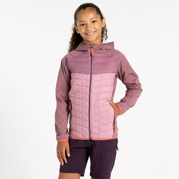 Explore II Hybrid - Kinder Jacke | fixierte Kapuze - Lila Mauve/Lilas Bild 1