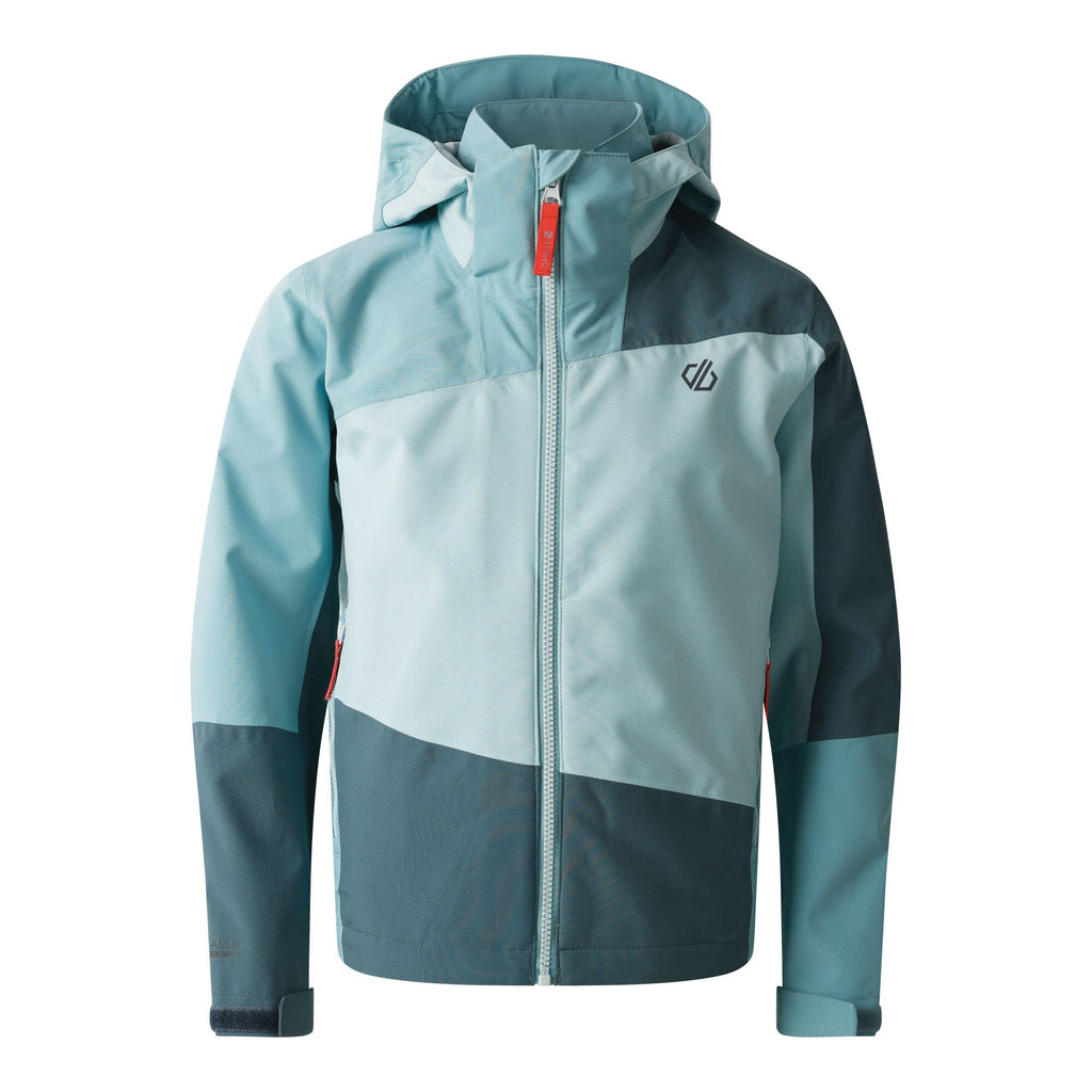 Explore II Jacket - Kinder Jacke | wasserdicht - Blau ElemGry/Aqui Bild 3