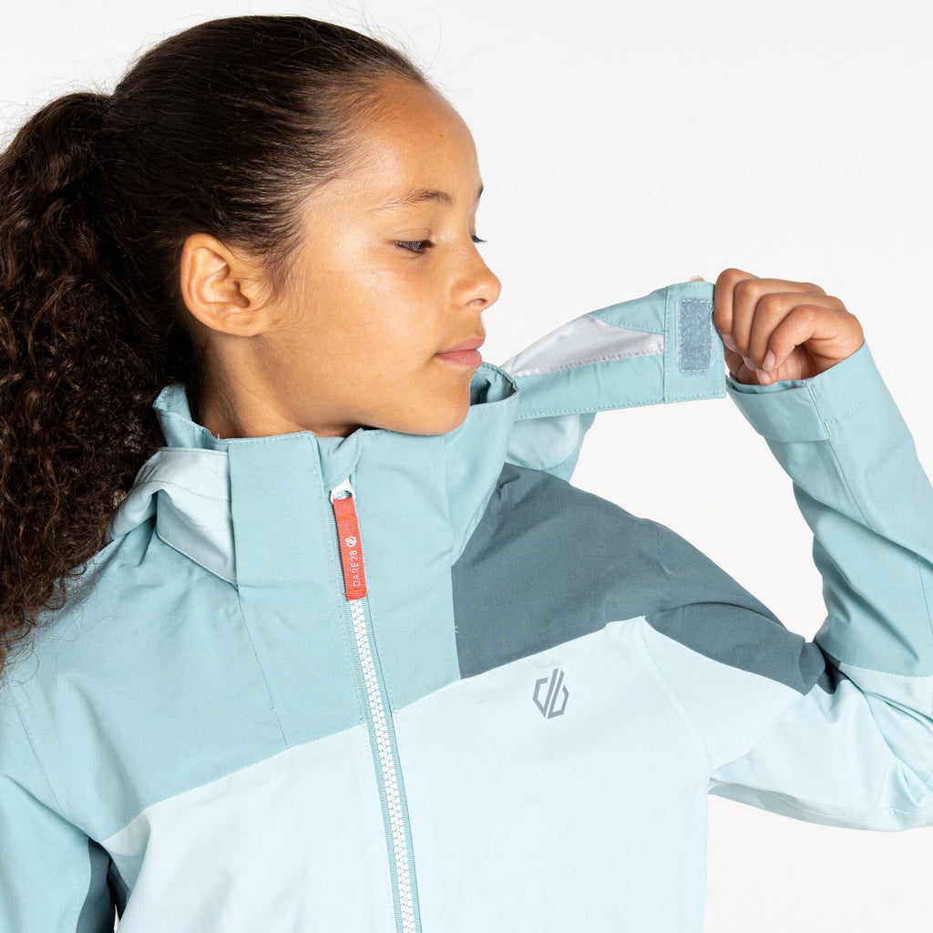 Explore II Jacket - Kinder Jacke | wasserdicht - Blau ElemGry/Aqui Bild 5
