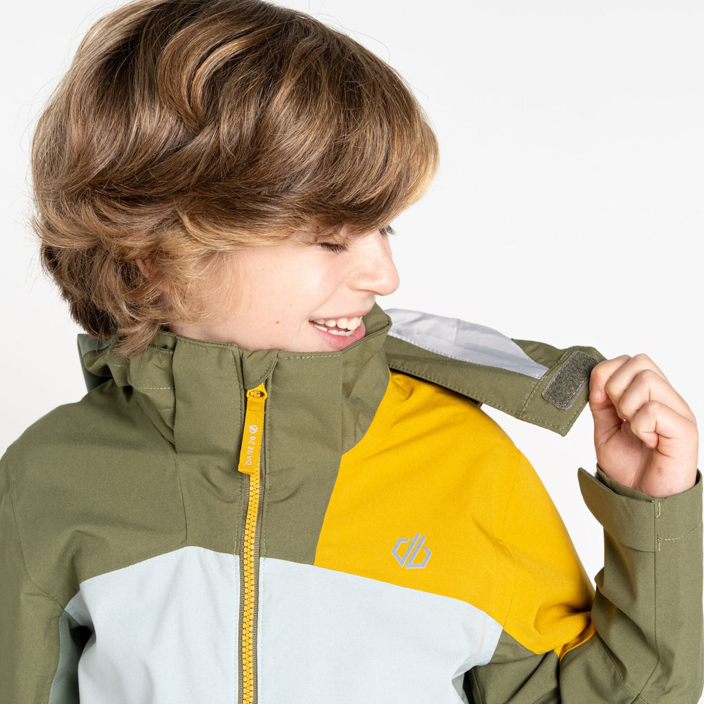 Explore II Jacket - Kinder Jacke | wasserdicht - Grün OlivGr/HdgGr Bild 5