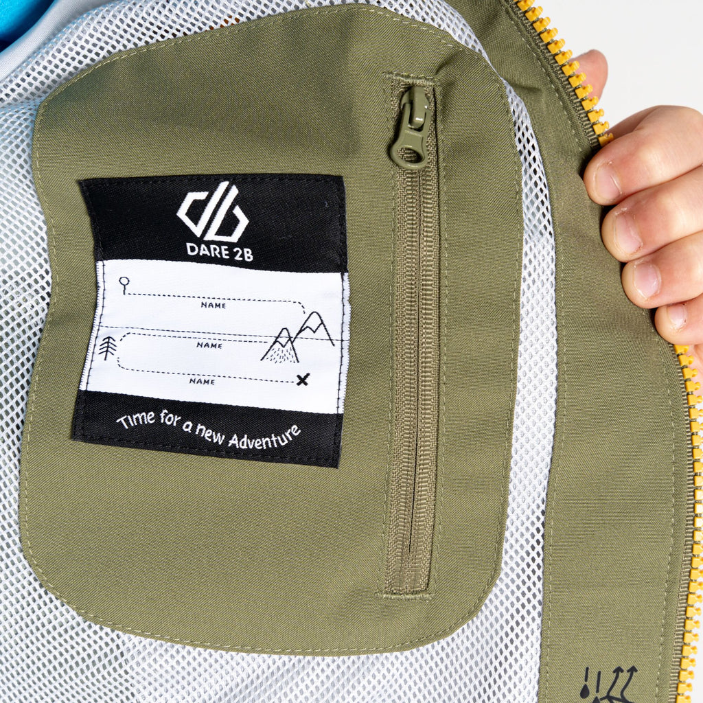 Explore II Jacket - Kinder Jacke | wasserdicht - Grün OlivGr/HdgGr Bild 6