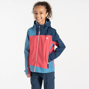 Explore II Jacket - Kinderjacke | wasserdicht und atmungsaktiv - Pink-Blau Sorbet Pink/Niagara Blue Bild 1