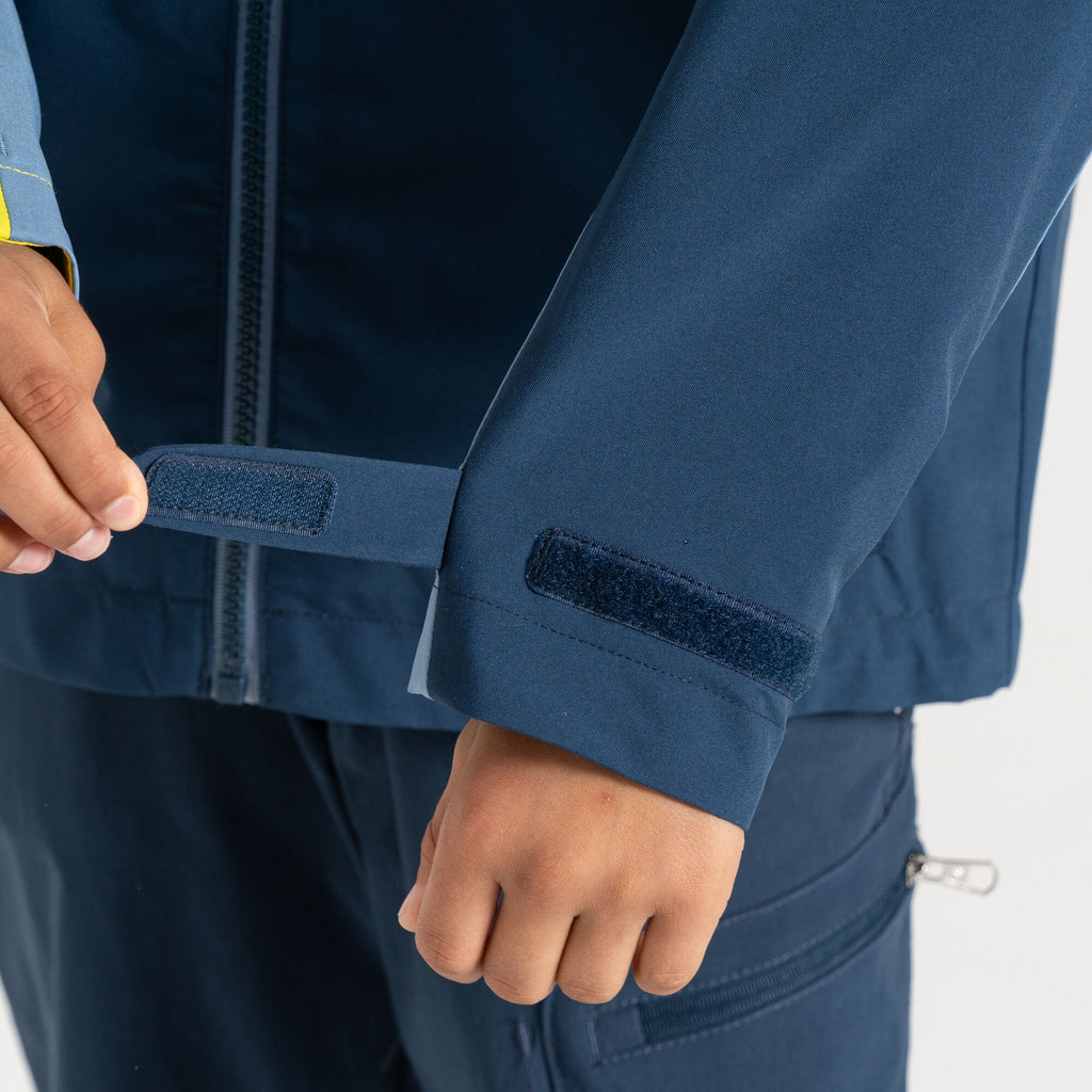 Explore II Jacket - Kinderjacke | wasserdicht und atmungsaktiv - Gelb-Blau Coronet Blue/Moonlight Denim Bild 3