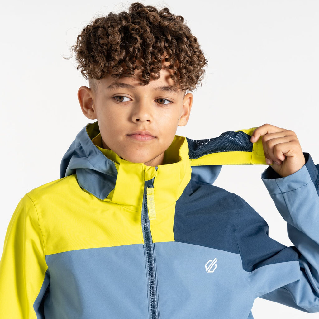 Explore II Jacket - Kinderjacke | wasserdicht und atmungsaktiv - Gelb-Blau Coronet Blue/Moonlight Denim Bild 4