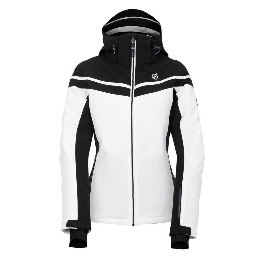 Flurry Jacket - Damen Skijacke | hochwärmende Polsterung - Schwarz-Weiß Black/Blanc De Blanc Bild 8