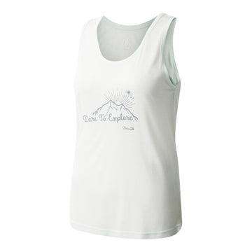 Harmonic Vest - Damen Tank-Top | aus Bambusfasern - Weiß Chalk Blue Bild 1