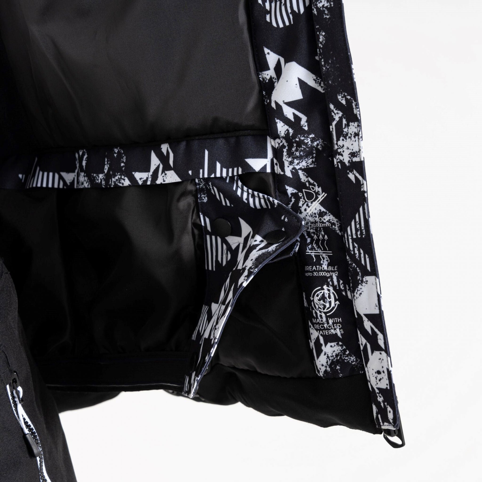 Dare2b Ice III Skijacke Damen - Wasserdicht, Atmungsaktiv Mit Skipass-Tasche In Rosa-Grau