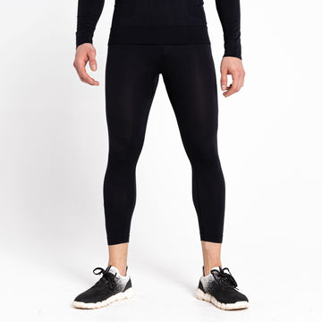 In The Zone 3/4 - Herren Skiunterhose | feuchtigkeitsabweisend und schnelltrocknend - Schwarz Black Bild 1