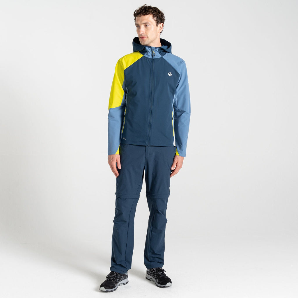 LattitudinalIIShl - Herren Sofshelljacke | wasserabweisend - Blau Moonlight Denim/Coronet Blue Bild 3