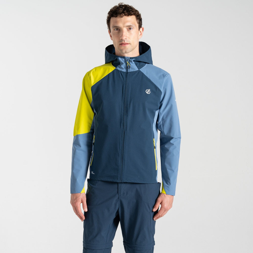 LattitudinalIIShl - Herren Sofshelljacke | wasserabweisend - Blau Moonlight Denim/Coronet Blue Bild 6