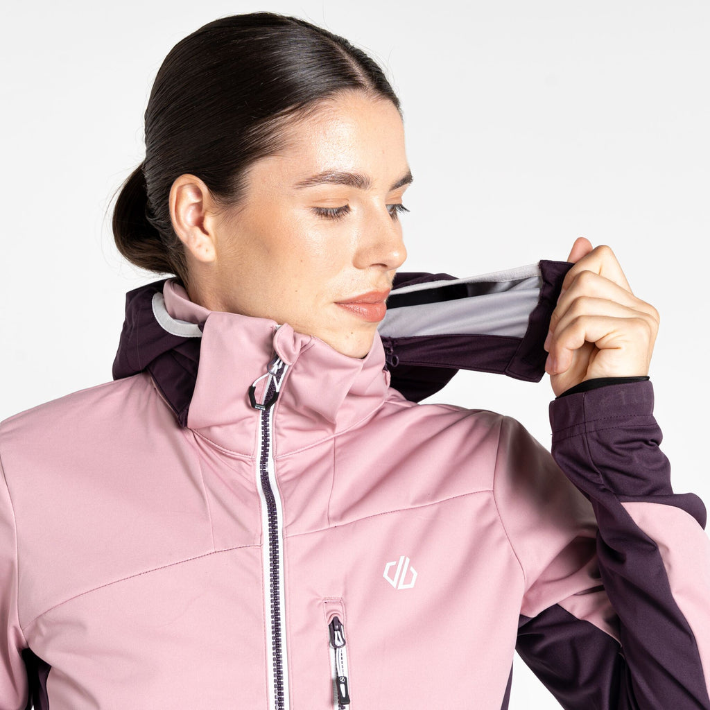 Lexan II Softshell - Damen Jacke | winddicht - Lila Lilas/DpPlum Bild 6