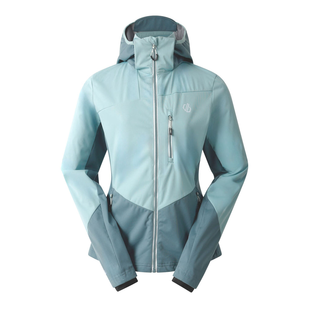 Lexan II Softshell - Damen Jacke | winddicht - Blau-Grau Aquifr/ElGry Bild 3