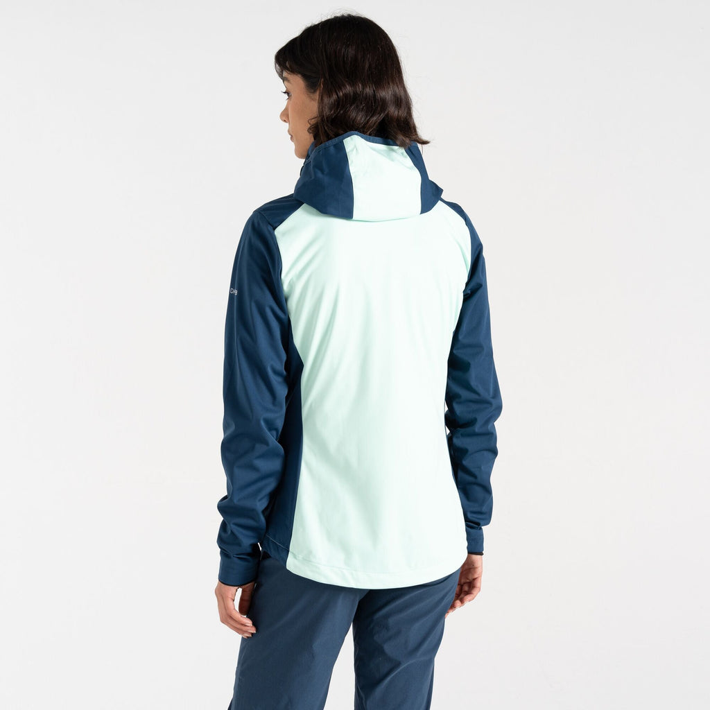 Lexan Softshell - Damen Softshelljacke | abnehmbare Kapuze - Mint Mint Green/Moonlight Denim Bild 5