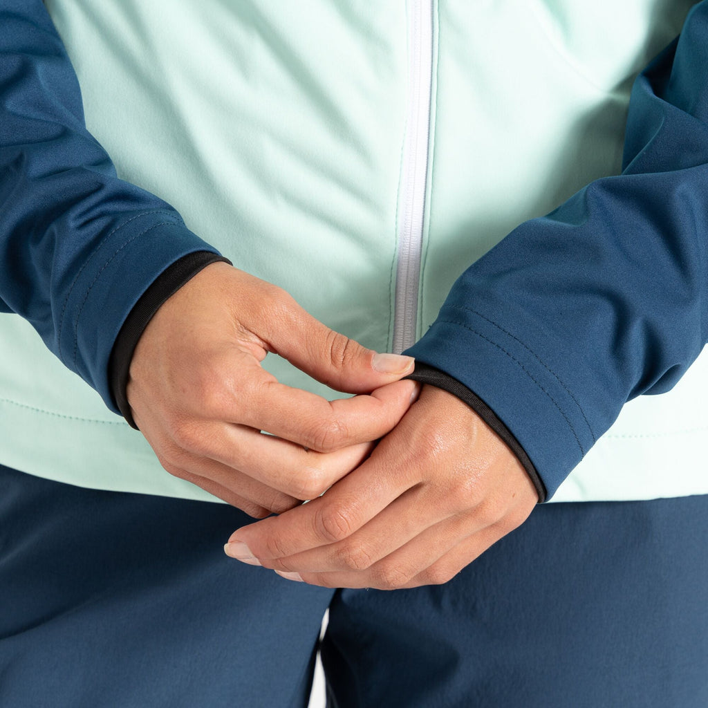 Lexan Softshell - Damen Softshelljacke | abnehmbare Kapuze - Mint Mint Green/Moonlight Denim Bild 9