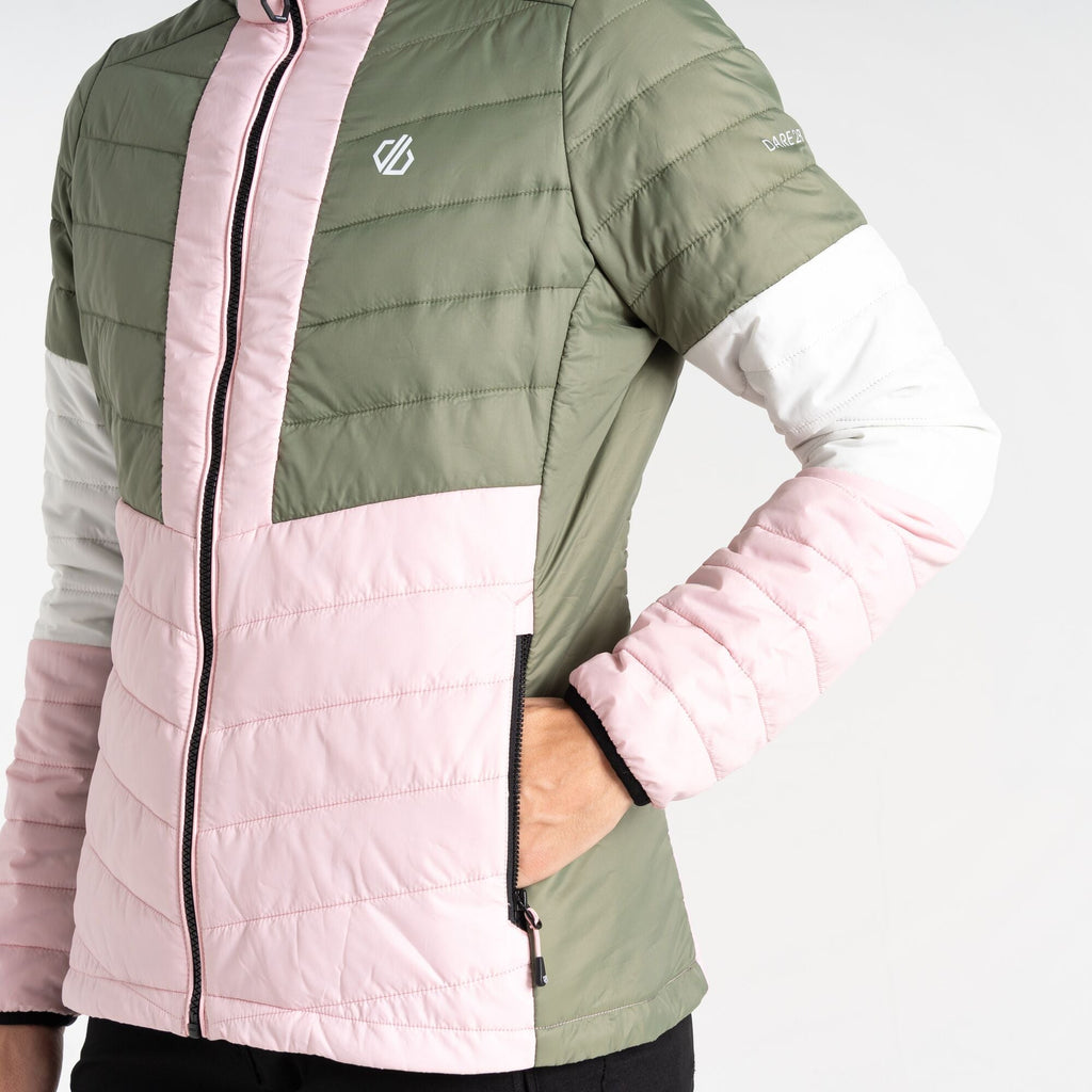 Lively Jacket - Damen Jacke | verstellbarer Saum - Olive-Rosa Olivine Green/Crystal Rose Bild 3