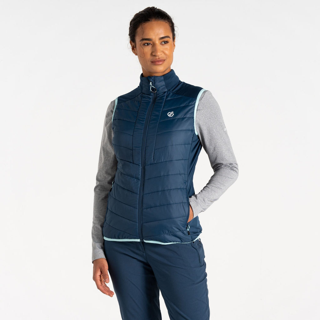 Liven Gilet - Damen Gilet | teilelastischer Saum - Blau MoonLt Denim Bild 1