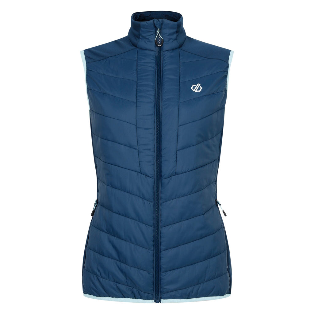Liven Gilet - Damen Gilet | teilelastischer Saum - Blau MoonLt Denim Bild 4