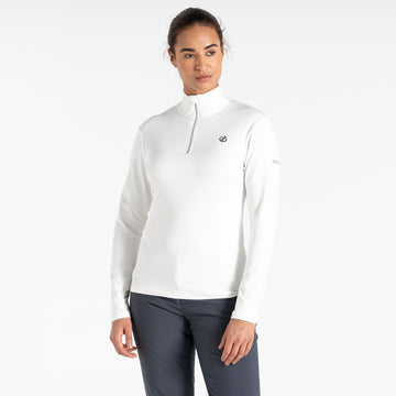 Lowline II Stretch - Damen Midlayer | halblanger RV - Weiß Blanc De Blanc Bild 1