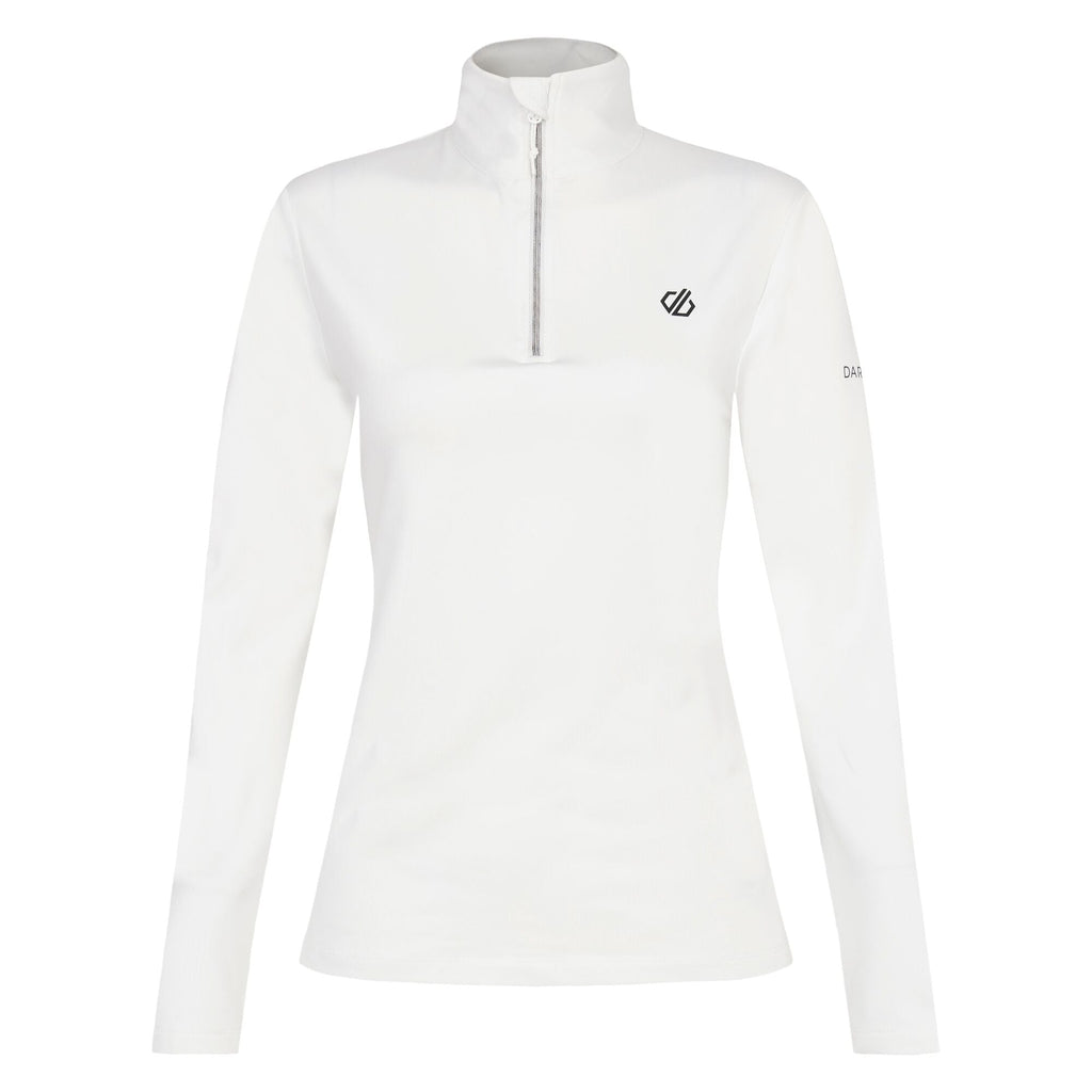 Lowline II Stretch - Damen Midlayer | halblanger RV - Weiß Blanc De Blanc Bild 3