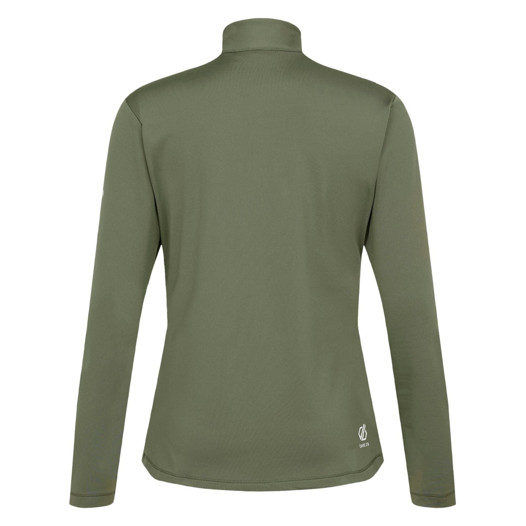 Lowline II Stretch - Damen Midlayer | halblanger RV - Olive Olivine Green Bild 4