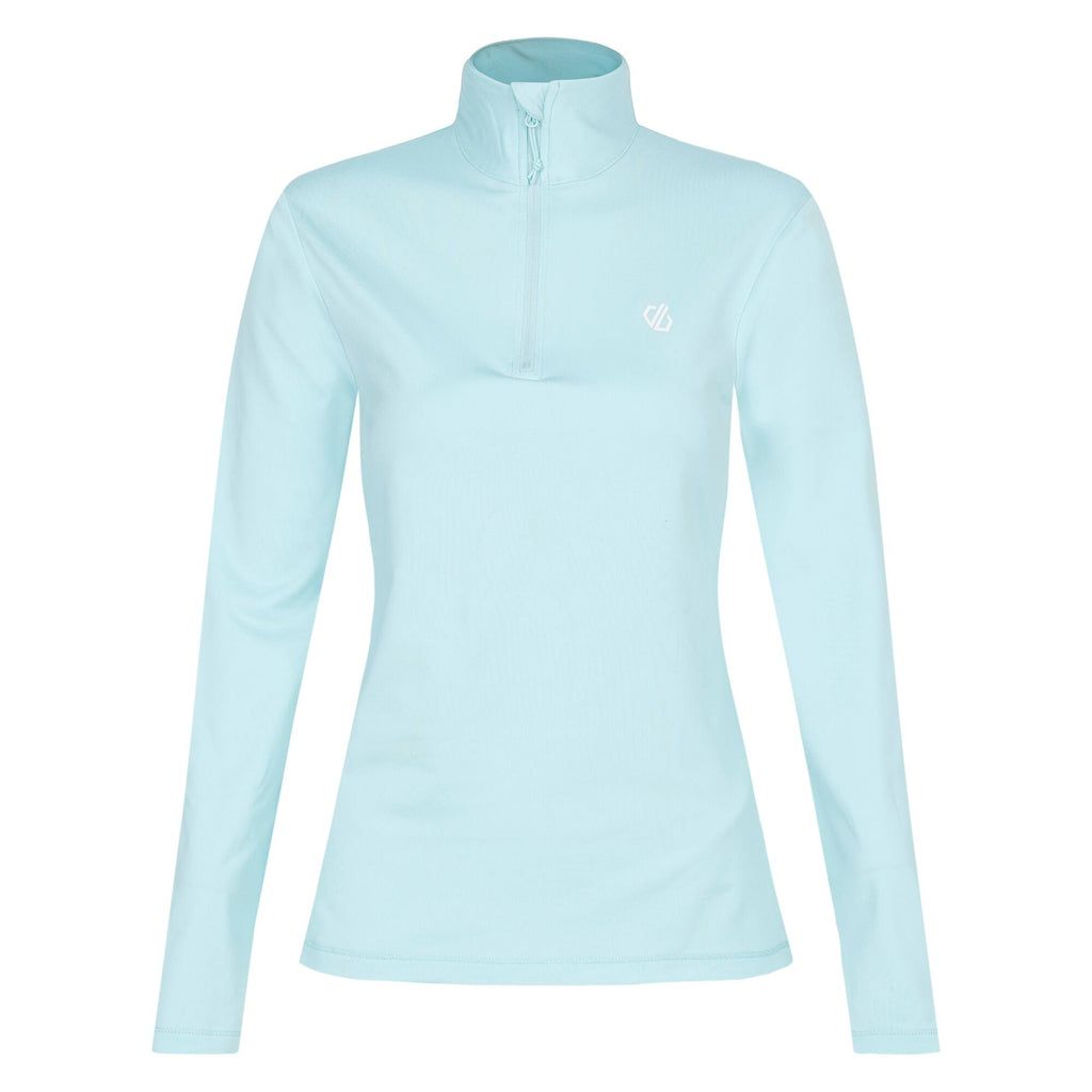 Lowline II Stretch - Damen Midlayer | halblanger RV - Hellblau Water Ballet Bild 3